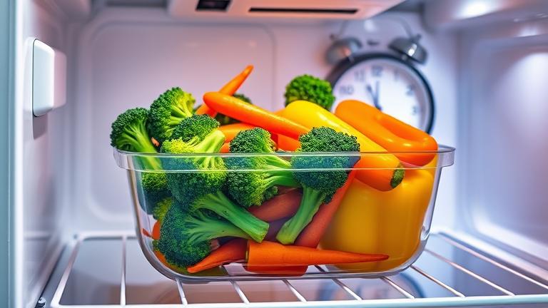 how long do cooked vegetables last in the fridge?