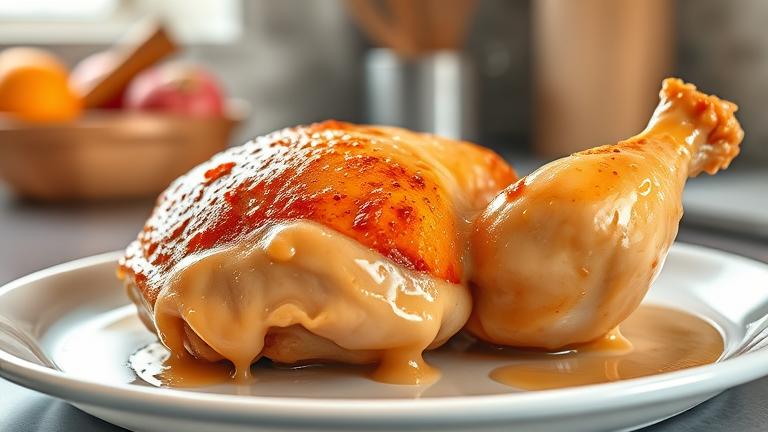 why is my chicken slimy after cooking?