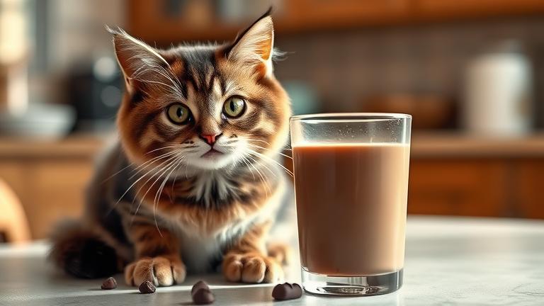 can cats drink chocolate milk?