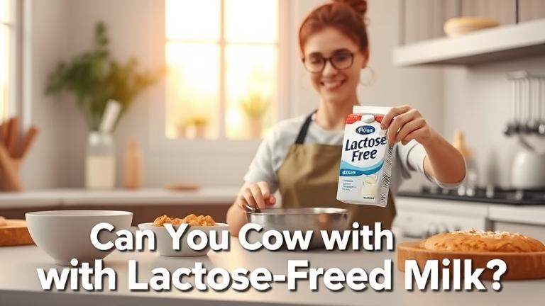 can you cook with lactose free milk?