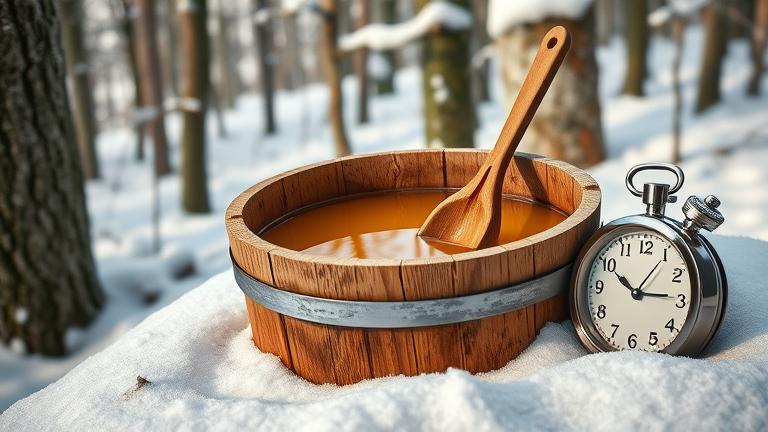 how long can sap sit before boiling?