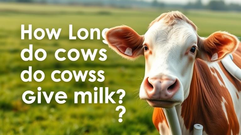 how long do cows give milk?