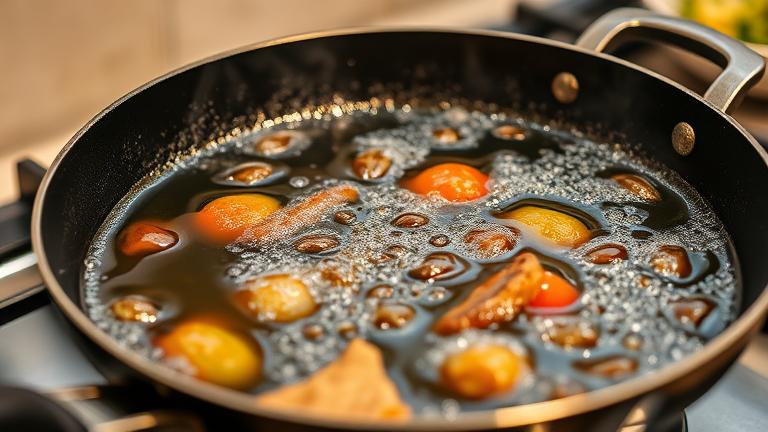 why do we fry with oil?