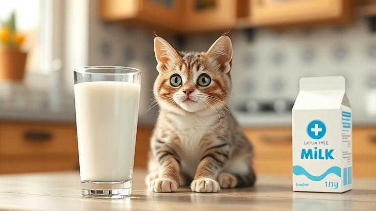 can cats drink lactose free milk?