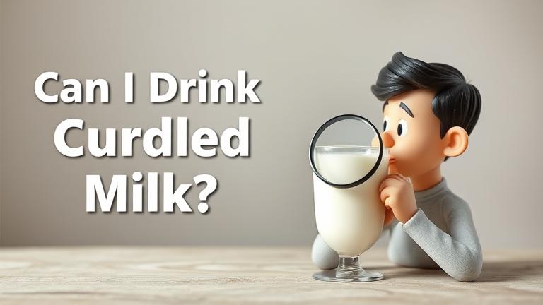 can i drink curdled milk?