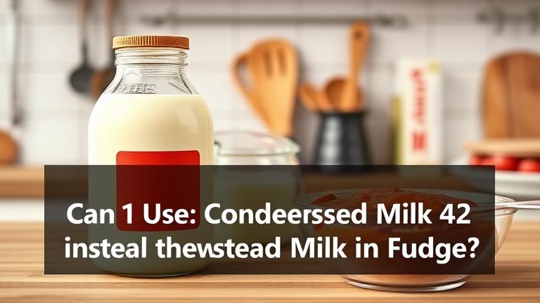 can i use condensed milk instead of evaporated milk in fudge? - Test ...