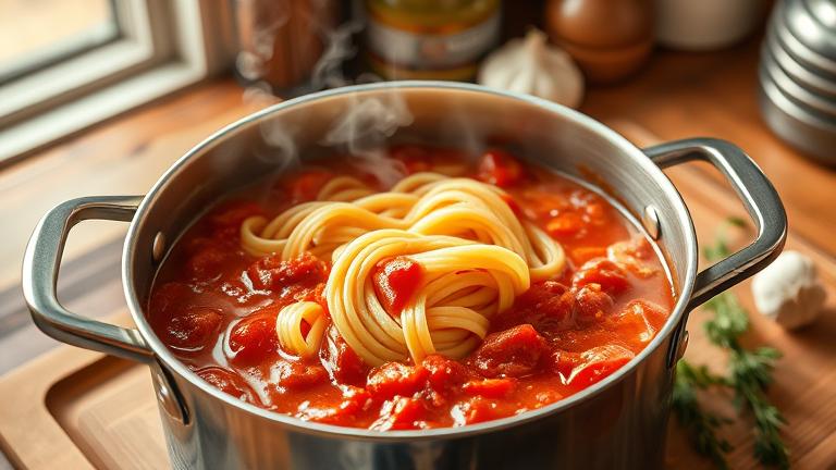 can you cook pasta in sauce instead of water?