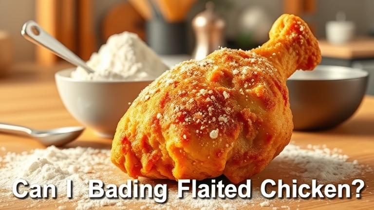 can i use baking flour for fried chicken?