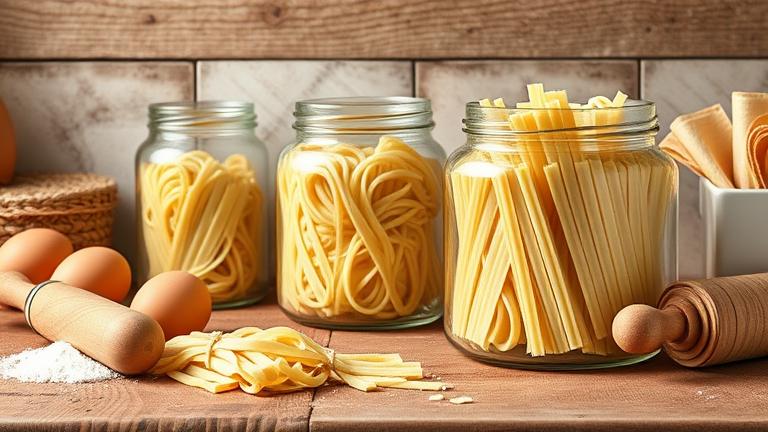 how to store homemade egg noodles?