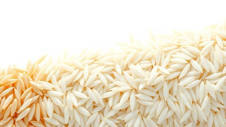 how does rice become white?