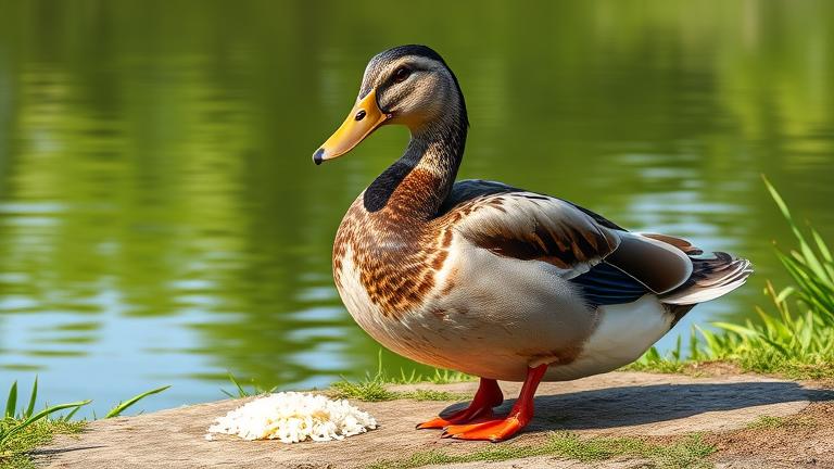can ducks eat rice?