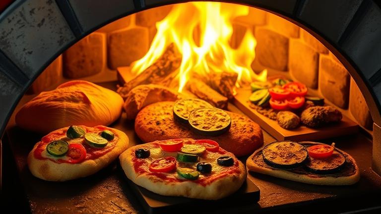 what can be cooked in a wood fired oven?