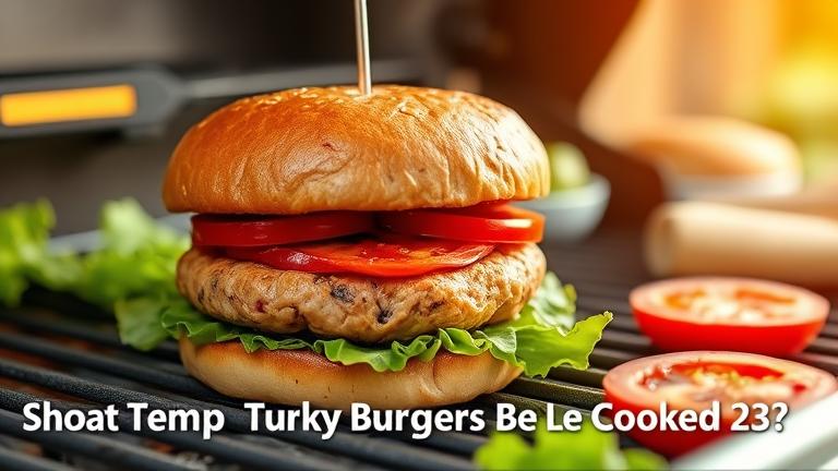 what temp should turkey burgers be cooked? - Test Food Kitchen