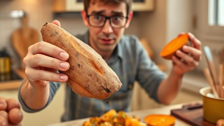 why is my sweet potato hard after cooking?