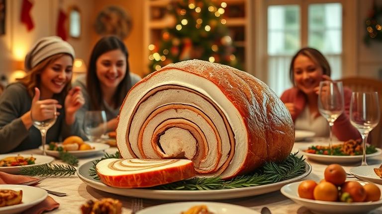 How do you eat turducken?
