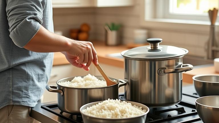 how to fix too much water in rice?