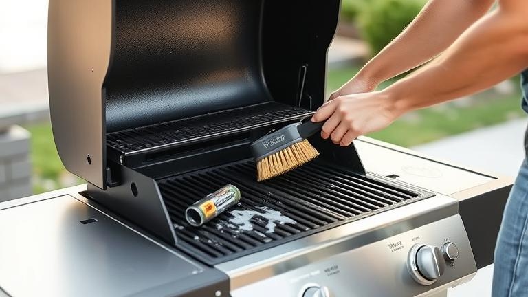 how do you deep clean a weber grill?