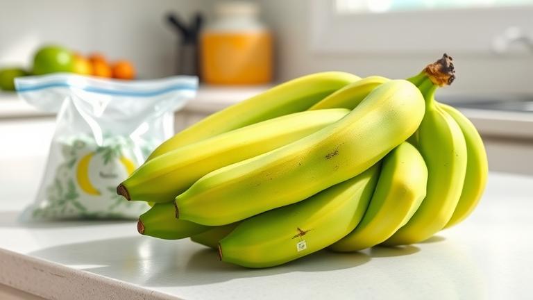 How do you preserve green bananas?