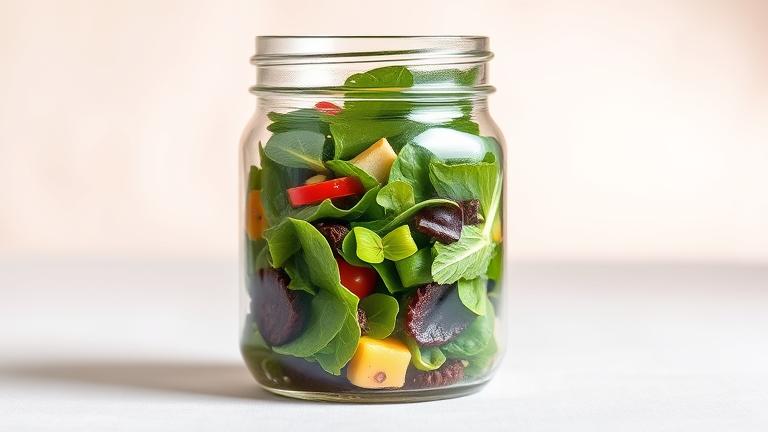 How long will a salad last in a mason jar?
