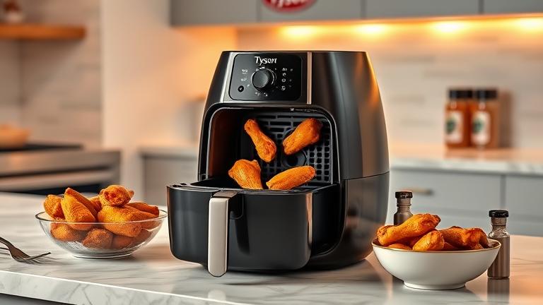 how do you cook tyson wings in an airfryer?