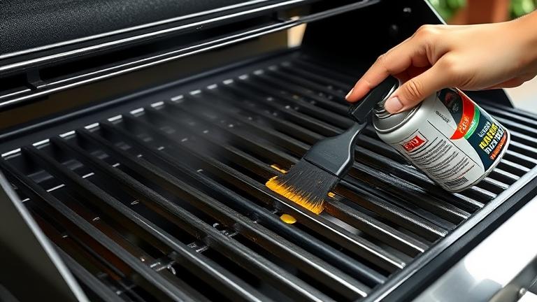 how do i make my grill grates non stick?