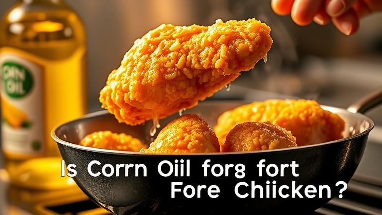is corn oil good for frying chicken?