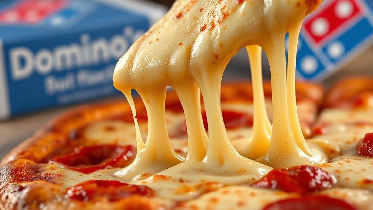 What cheese does Domino's use?
