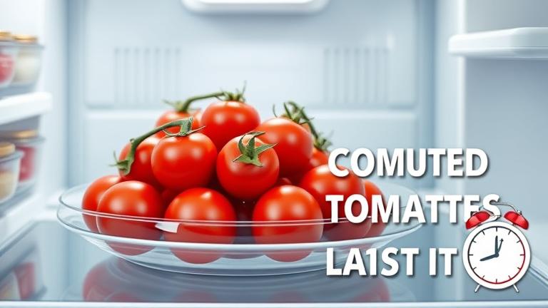 how long do cooked tomatoes last in the fridge?