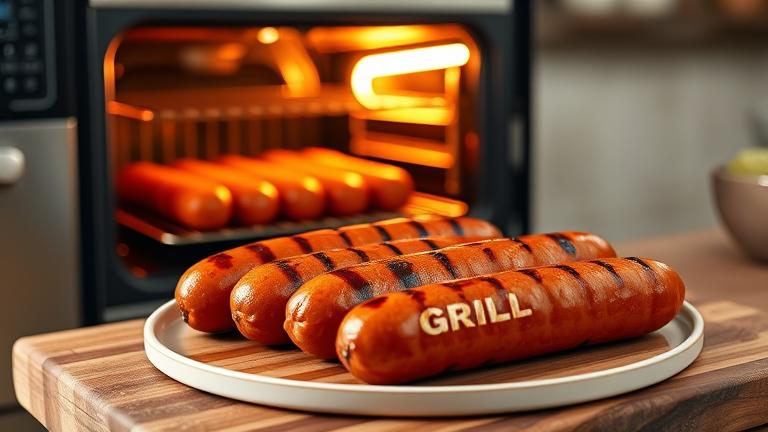 can you oven cook sausages that say grill?