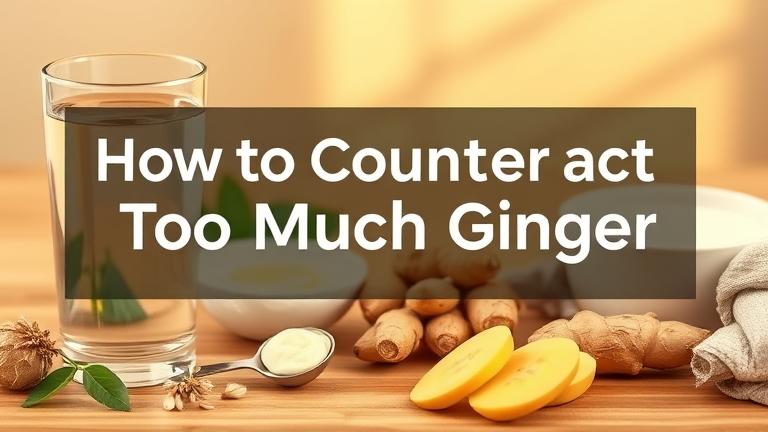 Ginger Test how to counteract too much ginger? - Test Food Kitchen