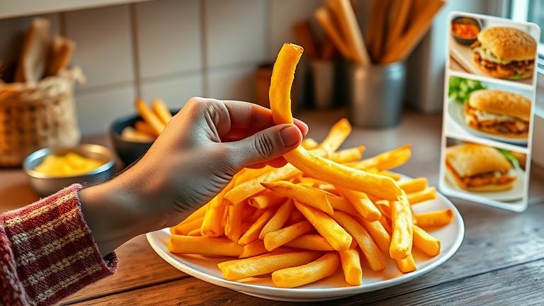 how do i use leftover french fries?
