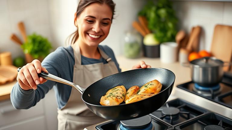 can i pan fry chicken without oil?