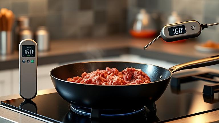 what is the required temperature to cook ground meat?