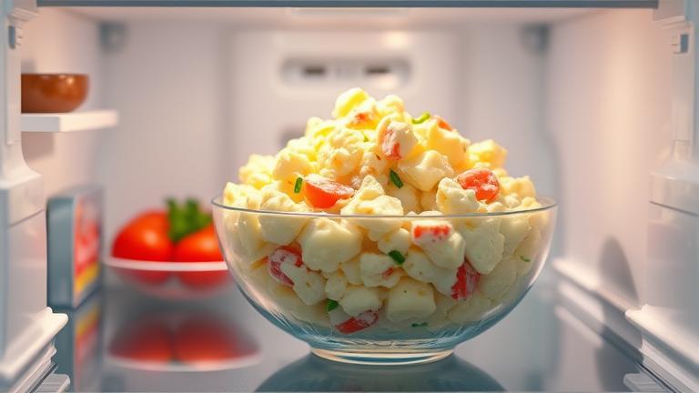 how long does potato salad last in the fridge?