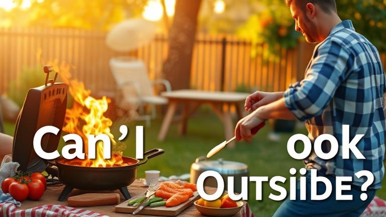 can i cook outside?
