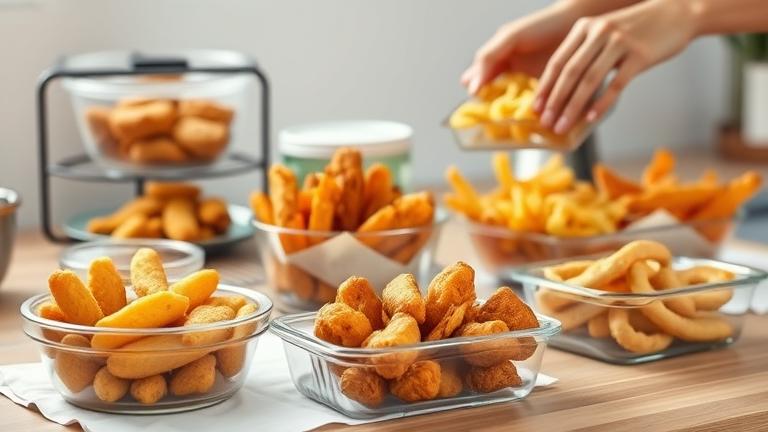 how do you store fried food?