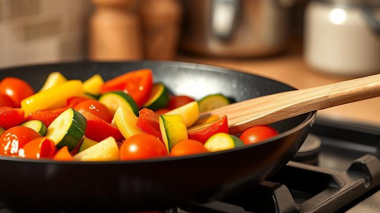 how do you fry vegetables in olive oil?