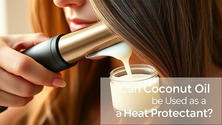 can coconut oil be used as a heat protectant?