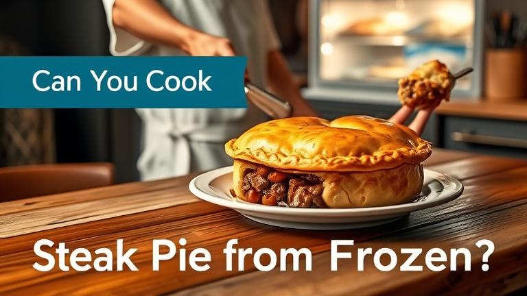 Can you cook steak pie from frozen?