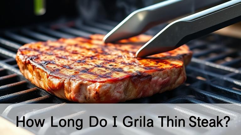 how long do i grill a thin steak?