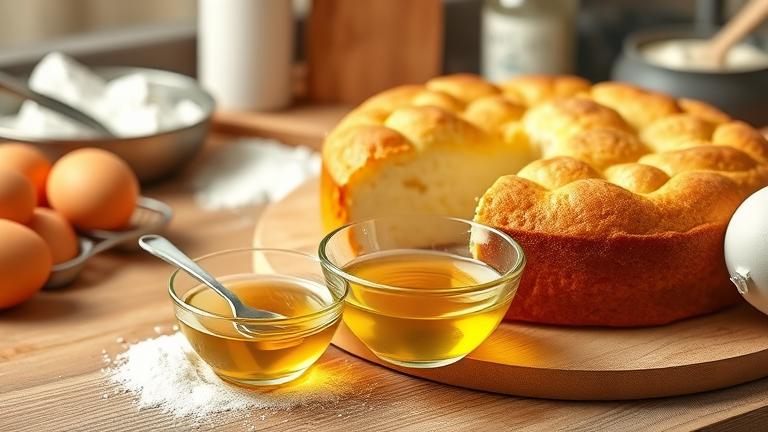 can i use olive oil in a cake?