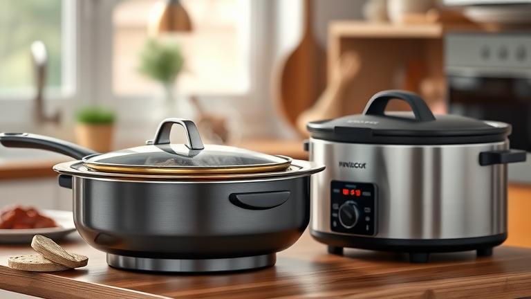 can you use an electric fry pan as a slow cooker?