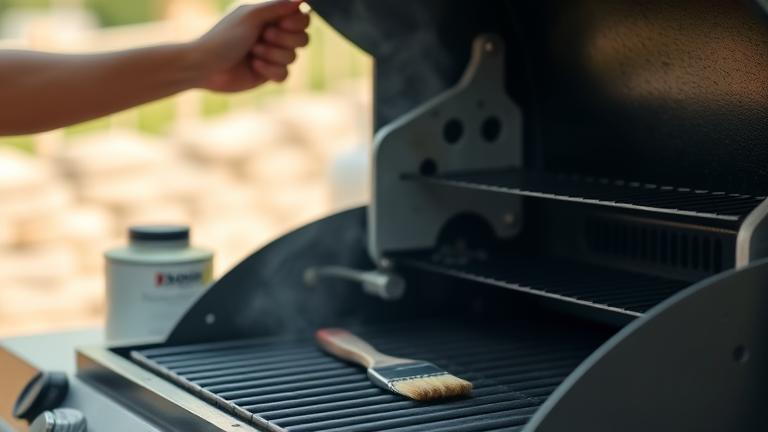 should you paint the inside of a grill?