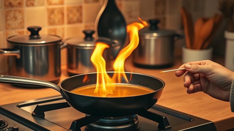 can you use cooking oil to start a fire?