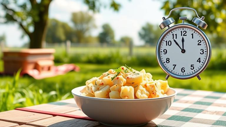 how long can potato salad sit out?