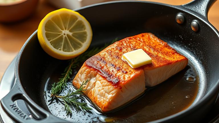how to pan sear salmon?