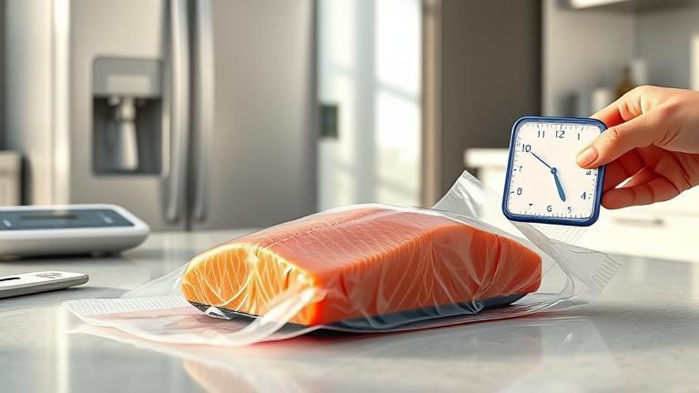 how long does vacuum sealed salmon last out of the fridge?
