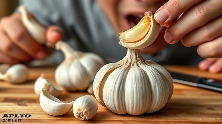 can you eat garlic raw?