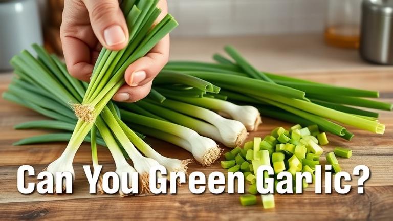 can you eat green garlic?