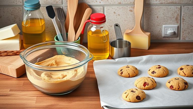can you use vegetable oil instead of butter for cookies?